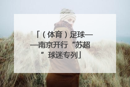 （体育）足球——南京开行“苏超”球迷专列