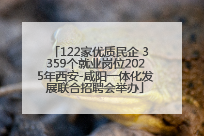 122家优质民企 3359个就业岗位2025年西安-咸阳一体化发展联合招聘会举办