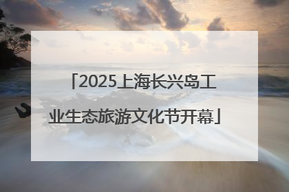2025上海长兴岛工业生态旅游文化节开幕
