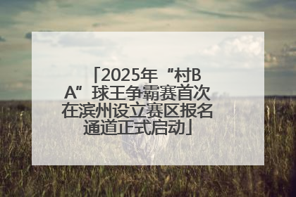 2025年“村BA”球王争霸赛首次在滨州设立赛区报名通道正式启动