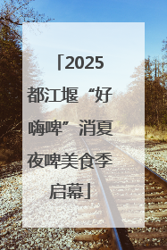 2025都江堰“好嗨啤”消夏夜啤美食季启幕
