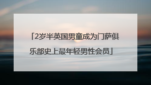 2岁半英国男童成为门萨俱乐部史上最年轻男性会员